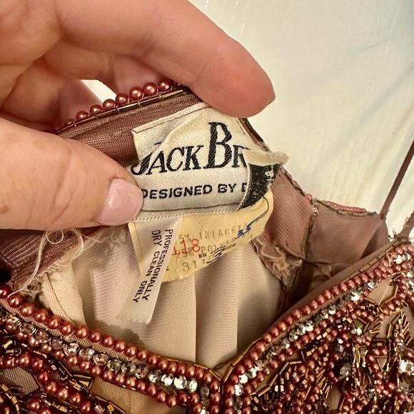 NWT Vintage Jack Bryan designed by Dupois formal dress with shawl - Picture 8 of 14